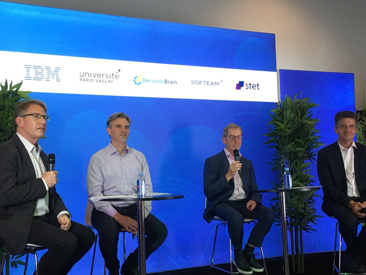 SLebouc's tweet image. Harley Davis, VP #IBM France Lab témoigne sur le projet R&amp;amp;D public-privé AIDA et la cas d'usage sur la facturation : "Avec l'IA, réduction de 30% de temps passé à traiter les factures et de 80% de taux d'erreur"
@Sdurupt @sandrine_pinel @PeggyVaugard