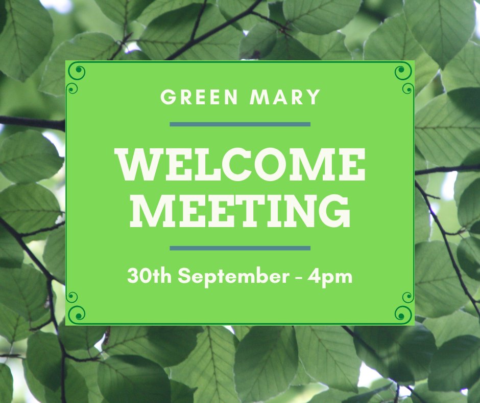 Come along to our Green Mary student group welcome back meeting to find out about campaigns we'll be running this year and to discuss your ideas for making Queen Mary more sustainable!

See you at 4pm on Wednesday 30th September!

Sign up for free at: qmsu.org/ents/event/137…