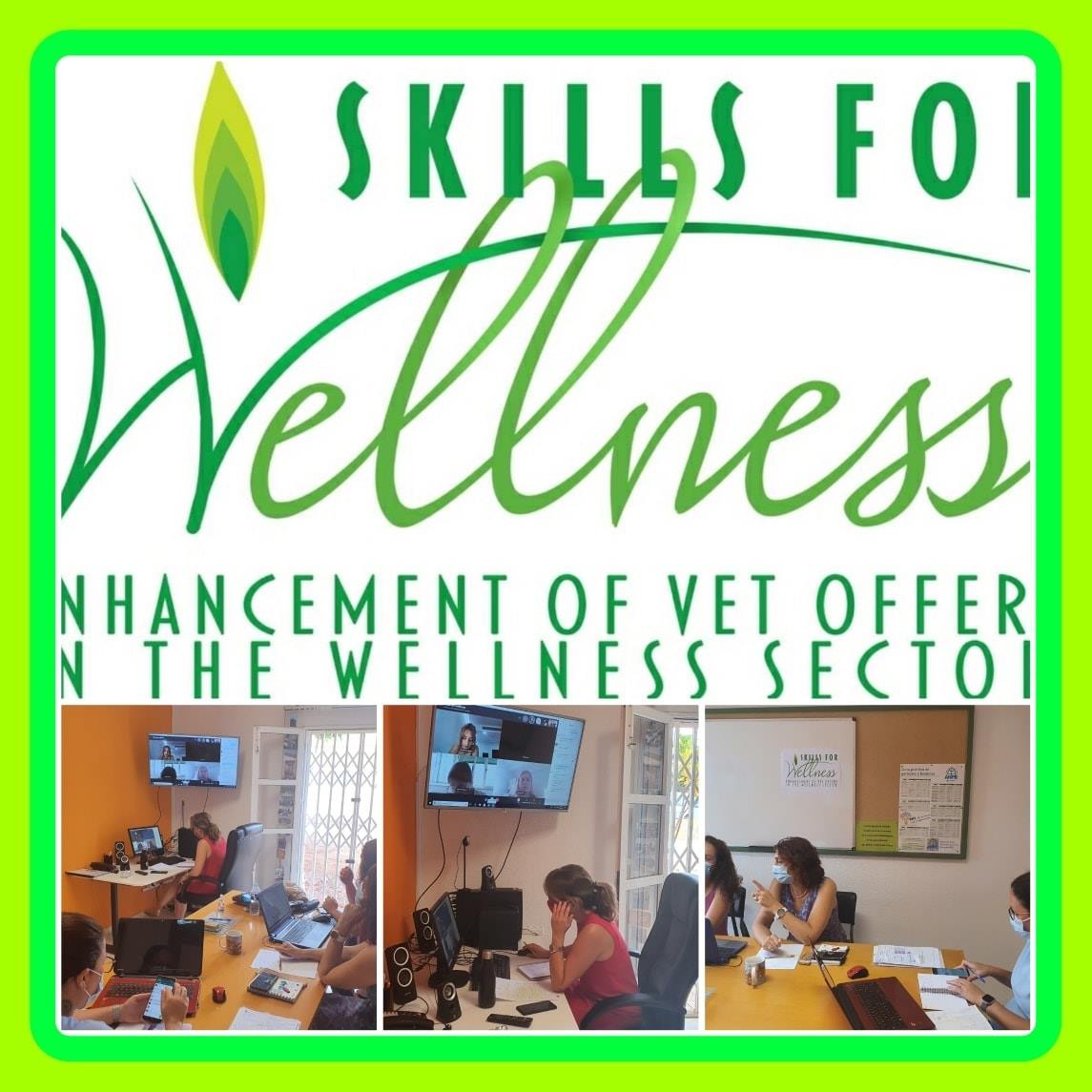 Video-Meeting Erasmus+ Ka202 project "Skills for Wellness".
Skills for Wellness
Vhs Cham
Sataedu
Civiform
CECE Europa
MMC- Mediterranean Management Center Ltd
Servicio Español para la Internacionalización de la Educación
Oficina de Programas Europeos de Educación en Canarias