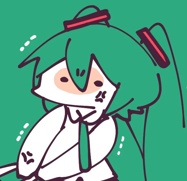 #おしえてあなたの初音ミク 
ゆるかわカラフルミクさァん( ¨̮ ) 