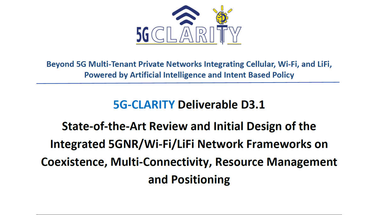5G-CLARITY tweet media