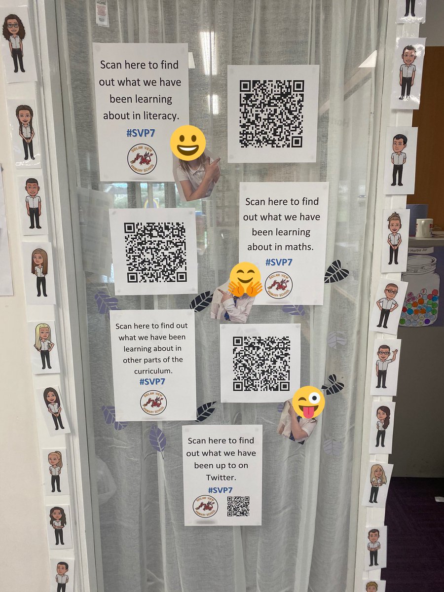 MissKGallacher's tweet image. Made a virtual display using @BookCreatorApp and QR codes so people can have a look into our learning when they walk past our class. These links are also posted to dojo so parents can keep up to date too! Totally recommend book creator - it’s fab👍🏼 #edutwitter #virtualdisplay