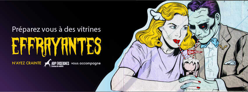 ADP_Enseignes's tweet photo. Préparez vos vitrines pour #HALLOWEEN👻🎃!!
Profitez de cet évènement pour habiller vos #vitrines et proposer à vos clients une expérience d’achat frissonnante de plaisir ! #creationgraphique #vitrophanie #habillagéphémère #decoration #adpenseignes #createurdevisibilité #commerce https://t.co/9gND0eCfMM