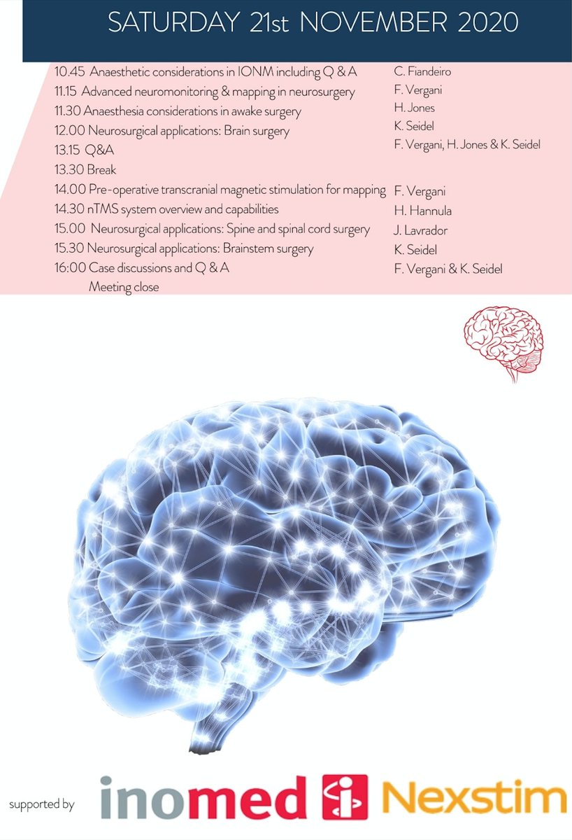 LNACPD's tweet photo. Sign up for our Neuromonitoring & Brain Mapping course on the 20th & 21st November
Book now!
https://t.co/x8Y48qvjBV
#LNACPD #IONM #Intraoperativemonitoring #Neurophysiology #Neurophysiologist #Neuromonitoring #Brainmapping #Meded #Medicalevent #CPDevent #Brainstem #Neuroevent https://t.co/G1DFXO4Vz6