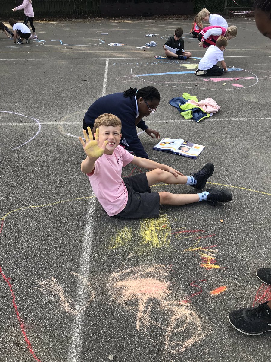 Making the solar system on the playground #lovetolearnlearntolove