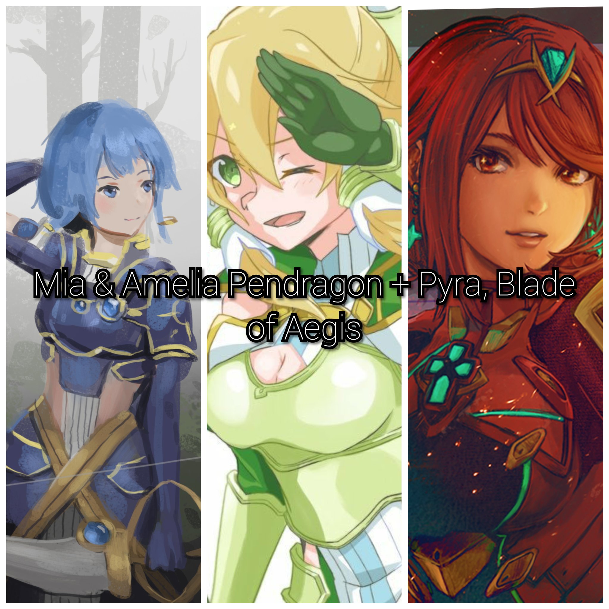 Mia Pendragon Amelia Synthesis 3 We Will Make Sure No One Will Hold The Burden Alone Any Longer Mia Pendragon Saber Amelia Pendragon Master And Aki Izayoi Limits Perma