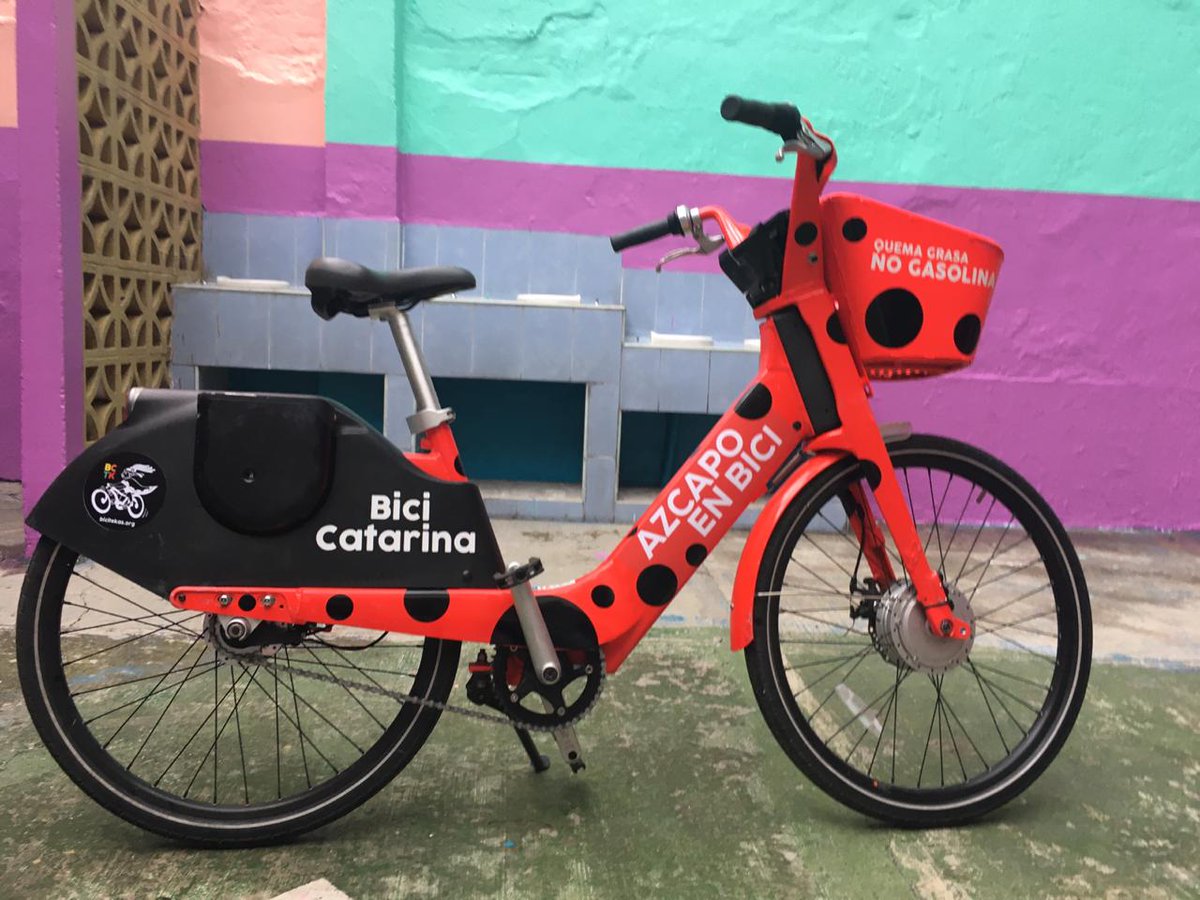 Presentando las bicis catarinas que servirán a Azcapo en bici
