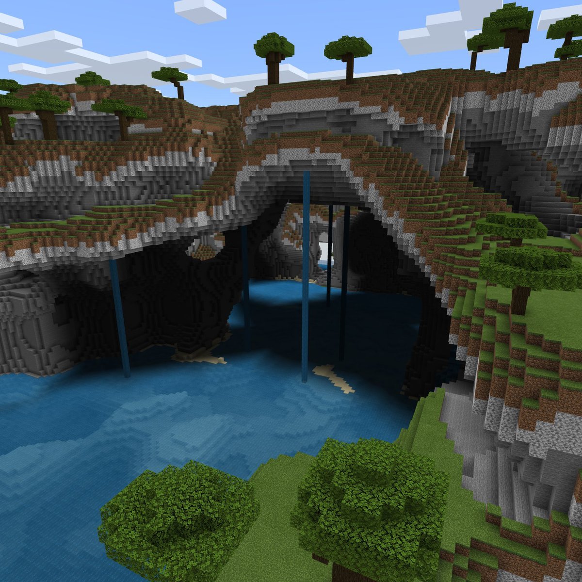 SkywalkerBuilds's tweet image. I&apos;m the #1 @Minecraft Bedrock Terraformer