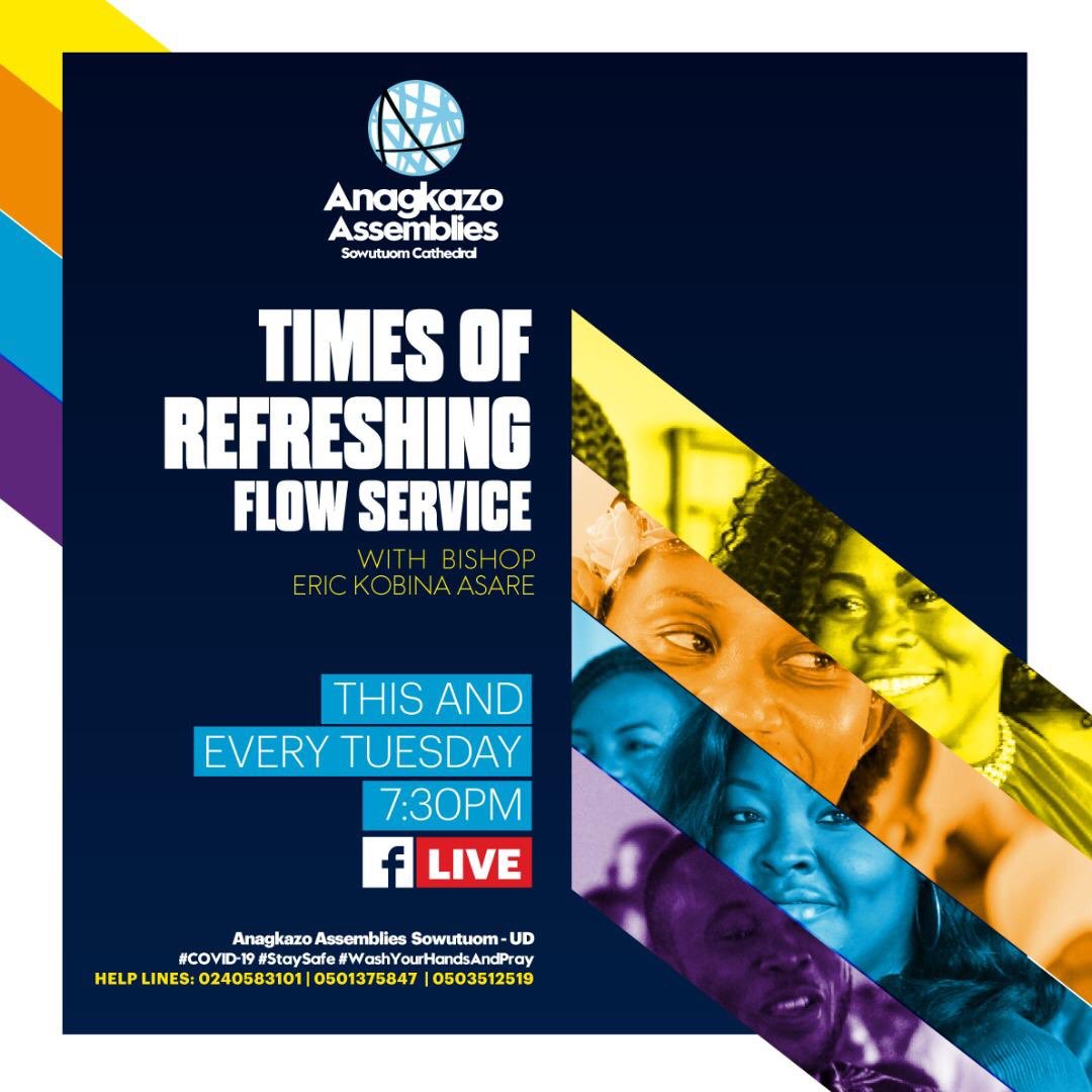 aasowutuom's tweet image. Times of Refreshing Flow Service with @kobinaasare. 
Facebook Live @ 7:30 PM 🇬🇭
#FlowWithMe #RefreshMe