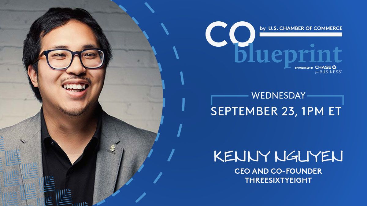 growwithco's tweet photo. Got lunch plans tomorrow? Join us at 1 pm ET for a new #COBlueprint event focused on remote hiring &amp; managing. Get expert tips from @ThreeSixtyEight CEO @thekennynguyen &amp; other #SmallBiz pros! RSVP: https://t.co/PhjDNnMZ9l cc: @ChaseforBiz https://t.co/vy8vekWGKP