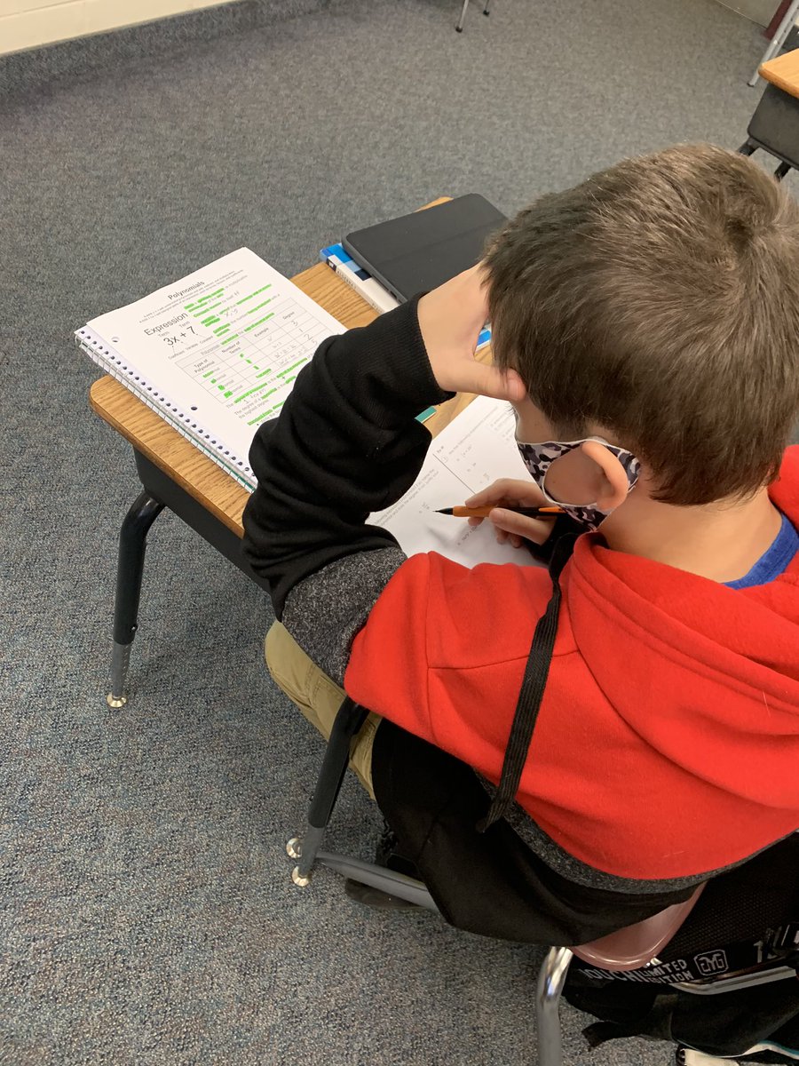 davidassumpcao's tweet image. Ms. Paprzycki’s Algebra 1 class is fully engaged during their Polynomial timed activity. 
#MathNation
#CitrusMath