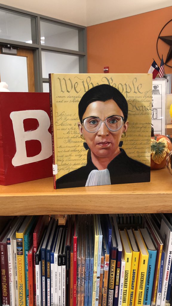 Fortunate to have added the beautiful book Ruth Objects: The Life of Ruth Bader Ginsburg by Doreen Rappaport to the Library this summer. @lobolibraries @HBELoboPack