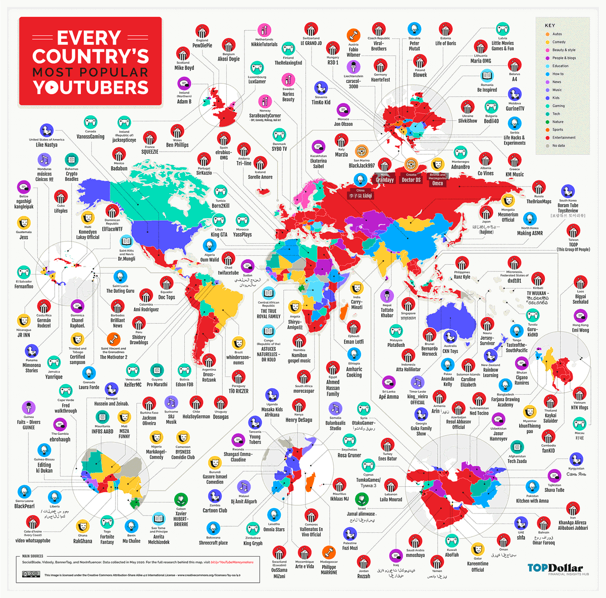 larrykim's tweet photo. 🤔Who’s the Most Popular YouTuber in Every Country?

https://t.co/aCCUJY59ZV https://t.co/0v0ctDrlNB