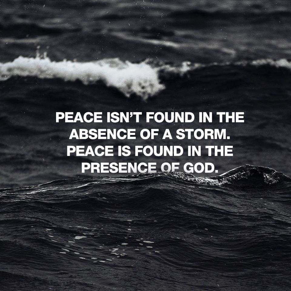 craiggroeschel's tweet photo. Never let the presence of a storm cause you to doubt the presence of God. https://t.co/S5MMdD6o1U