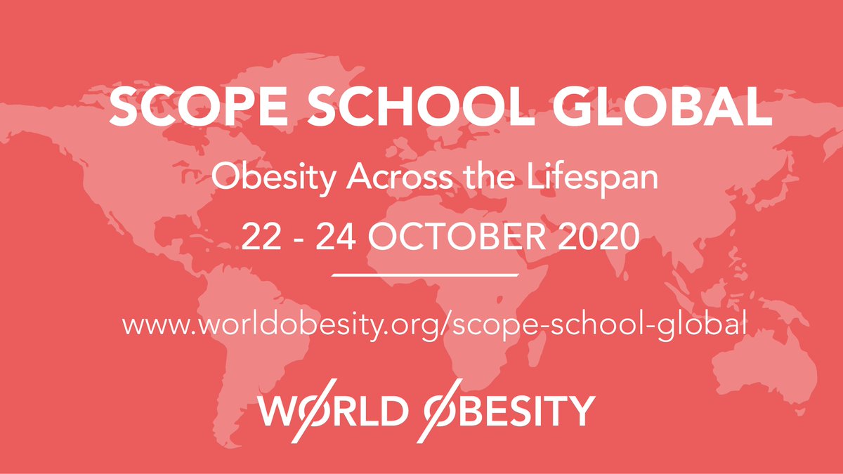 SCOPEObesity's tweet photo. SCOPE School is going virtual for the second time this October 22nd-24th! 📢

Even better, this time we have scholarships available to cater for an even more diverse global audience of health care professionals.

Learn more and apply on our website! 

➡️ https://t.co/P98Ey50JlN https://t.co/6yoX9doJo7