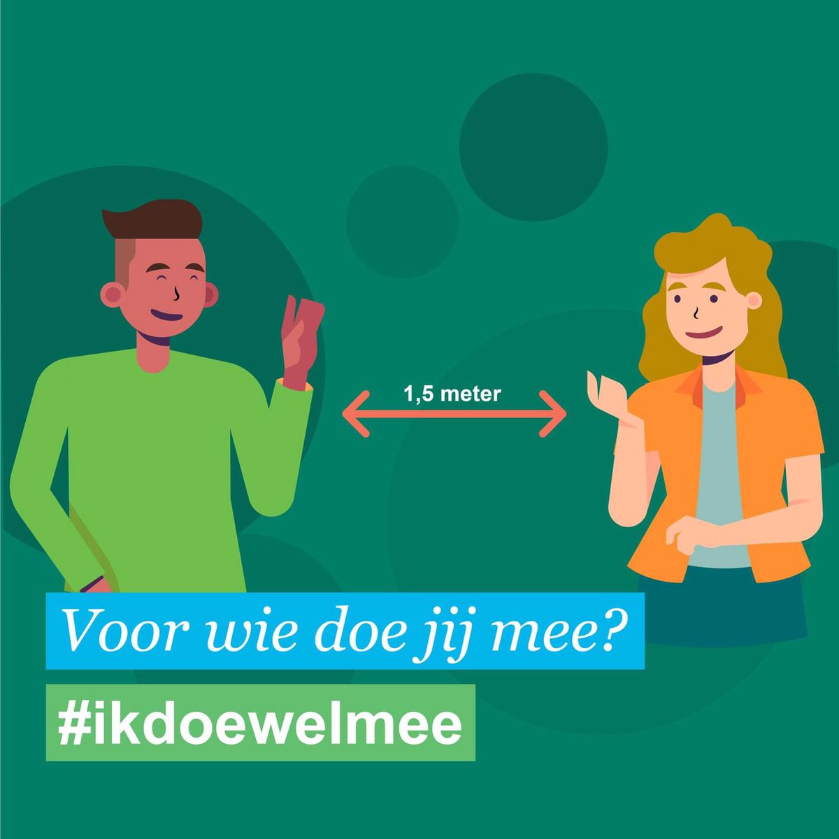 💪Samen houden we het virus onder controle! #ikdoewelmee