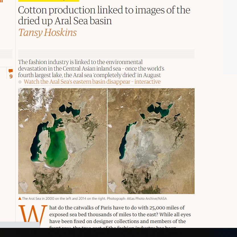 Scale crop little better unless from already existing sources. MORE crops land water for inferior textiles?24 endemic species gone just 20 yrs for disposable cheap t shirts?Contrast 7 millenia wool Serbia the oldest known production
