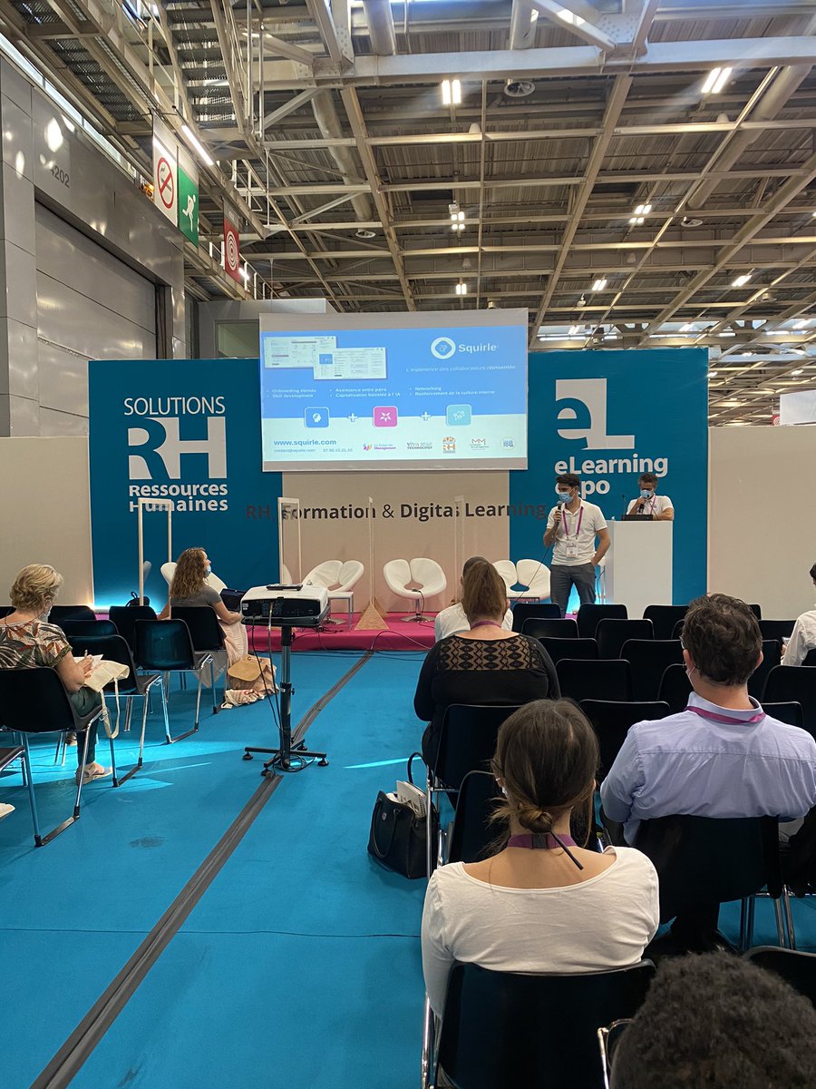 🎬 C’est au tour des 13 startups membres du Lab RH présentes sur notre village de prendre le micro ! 2 min top chrono pour pitcher leur solution ! On commence avec Niaouli, Instarlink, Xtramile, Squirle