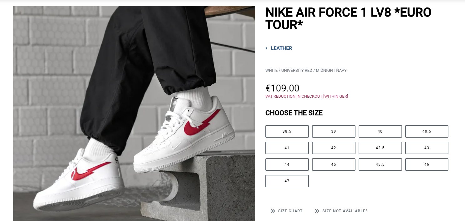 MoreSneakers.com on Twitter: "AD : Nike Air 1 LV8 'Euro Tour' LARGE RESTOCK on Asphaltgold =&gt;https://t.co/tfvrH1LCQ1 https://t.co/t9qpGTDIVR" Twitter