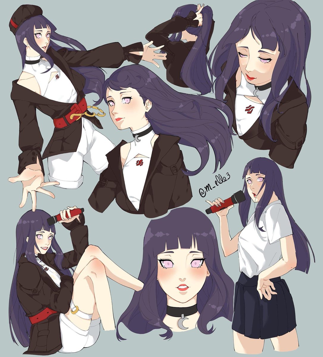 Hinata Idol. So pretty, so soft, much perfect 💖 #ヒナタ #日向ヒナタ #Hinata #ShinobiSisters #hyuga