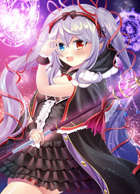 ミストレサービス開始おめでとうございます!
ルーアンちゃんがめっちゃ可愛い!
「焼き尽くせ!聖なるホーリーフレイム!」
#ミストトレインガールズ 
#ミストレ
#ミストレイラスト 