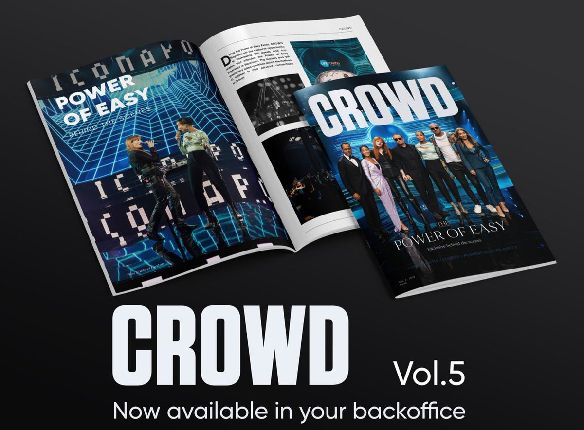 NandwaPurity's tweet photo. Vol.5 crowd1 magazine  you get it from you back office.#crowd1magazine https://t.co/cnuaPJQQjS