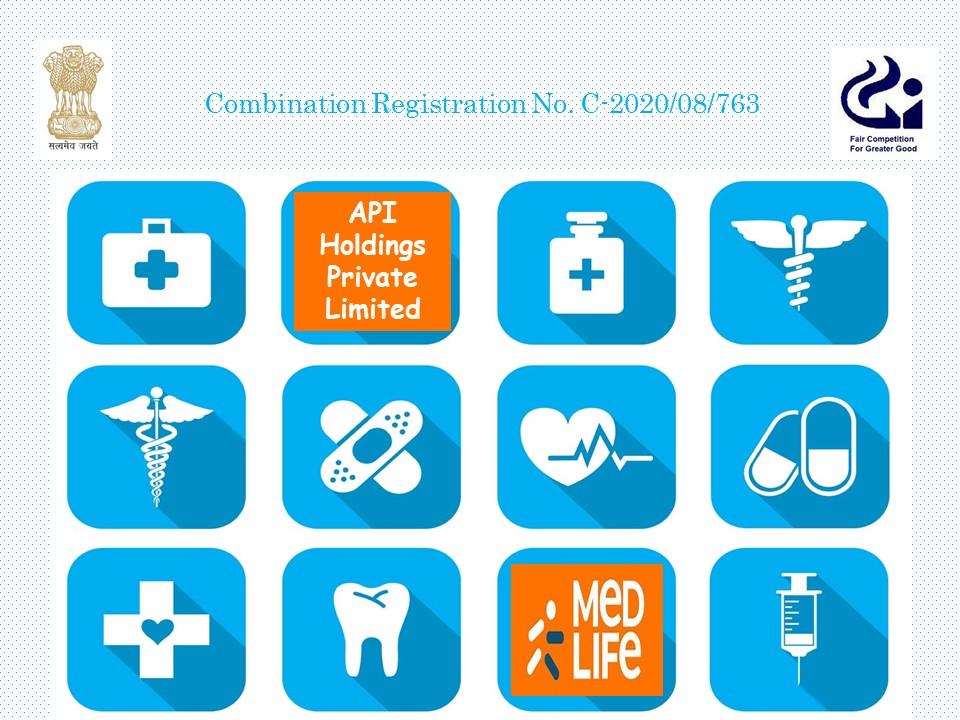 Cci Cci Approves Proposed Combination Of Medlife Api Holdings Pib India