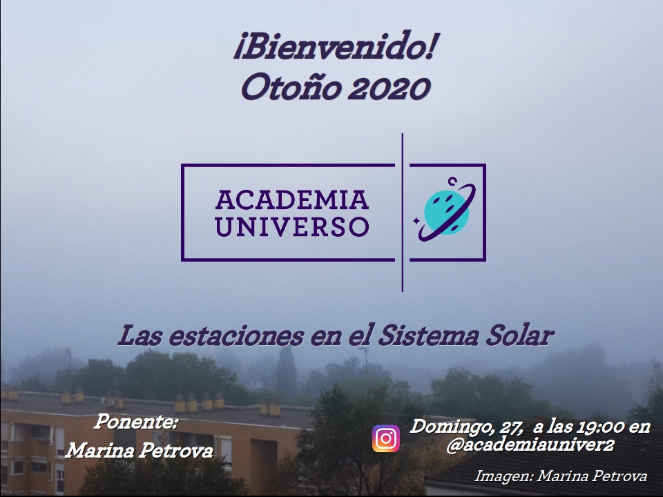 ¡Hoy damos la bienvenida al otoño! Durará 89 días, hasta el 21 de Diciembre. Y... ¡vamos a dedicar el directo del domingo a las estaciones! Será como siempre, a las 19:00 horas en IG. ¡No os lo perdáis! academiauniverso.eu/bienvenido-oto…