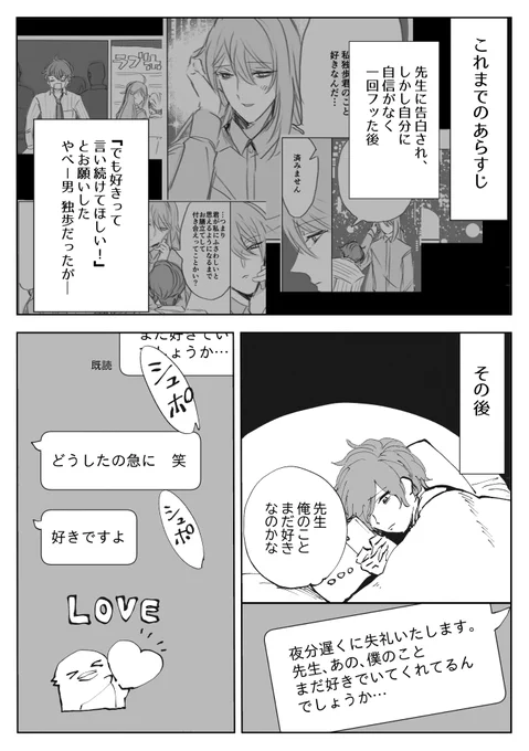 以前描いた先生をふるどぽの続きです。1(のんびり続きます) 独寂 