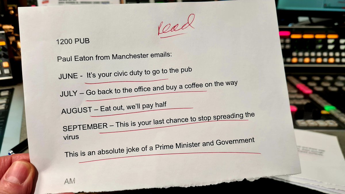 theJeremyVine's tweet photo. This sums up the view of a lot of listeners @BBCRadio2 this afternoon https://t.co/hApH7gp5kx