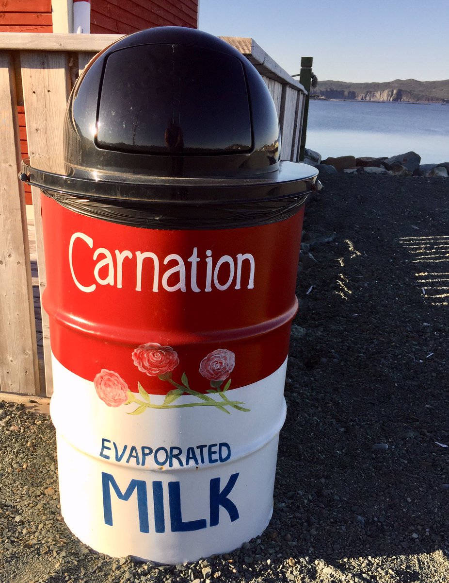 MicheleBoriel's tweet photo. The Town of Ferryland has the right idea about how to make putting away trash fun! #OnlyInNL ♻️ https://t.co/UZxYgvwXXm