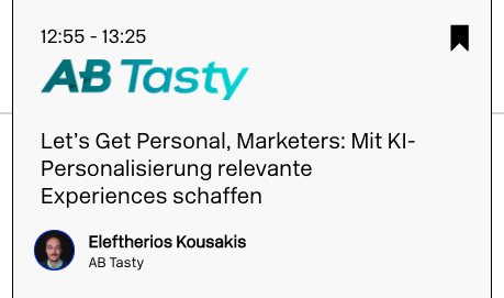 Schnappen Sie sich Ihren Gastzugang für unsere Masterclass auf der #DMEXCO20!
Noch kein Ticket? Code R3042F im DMEXCO Ticketshop einlösen &amp; Gastzugang erhalten
Schon Ticketinhaber? Direkt Masterclass bookmarken 📌  
home.dmexco.com/eventdate/Let-…