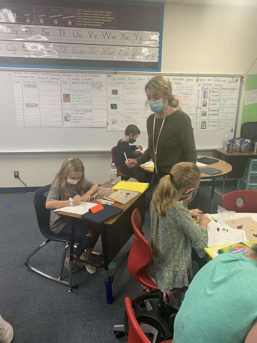 CapronKelly's tweet photo. Our @BaylorSOE TAs are rocking and rolling with fractions.  We’ve used some creative moving of our flexible furniture to make small group spacing work, but we are making it happen! https://t.co/QrPMiJvkvW
