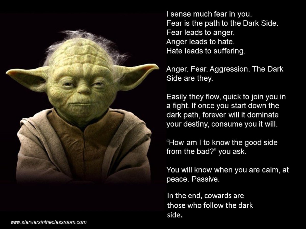 Anger. Fear. Aggression. The Dark Side are they. Easily they flow through  tweets and posts, in diatribes launched at people you don't even know. If  once you start down the dark path, image size:1200x900