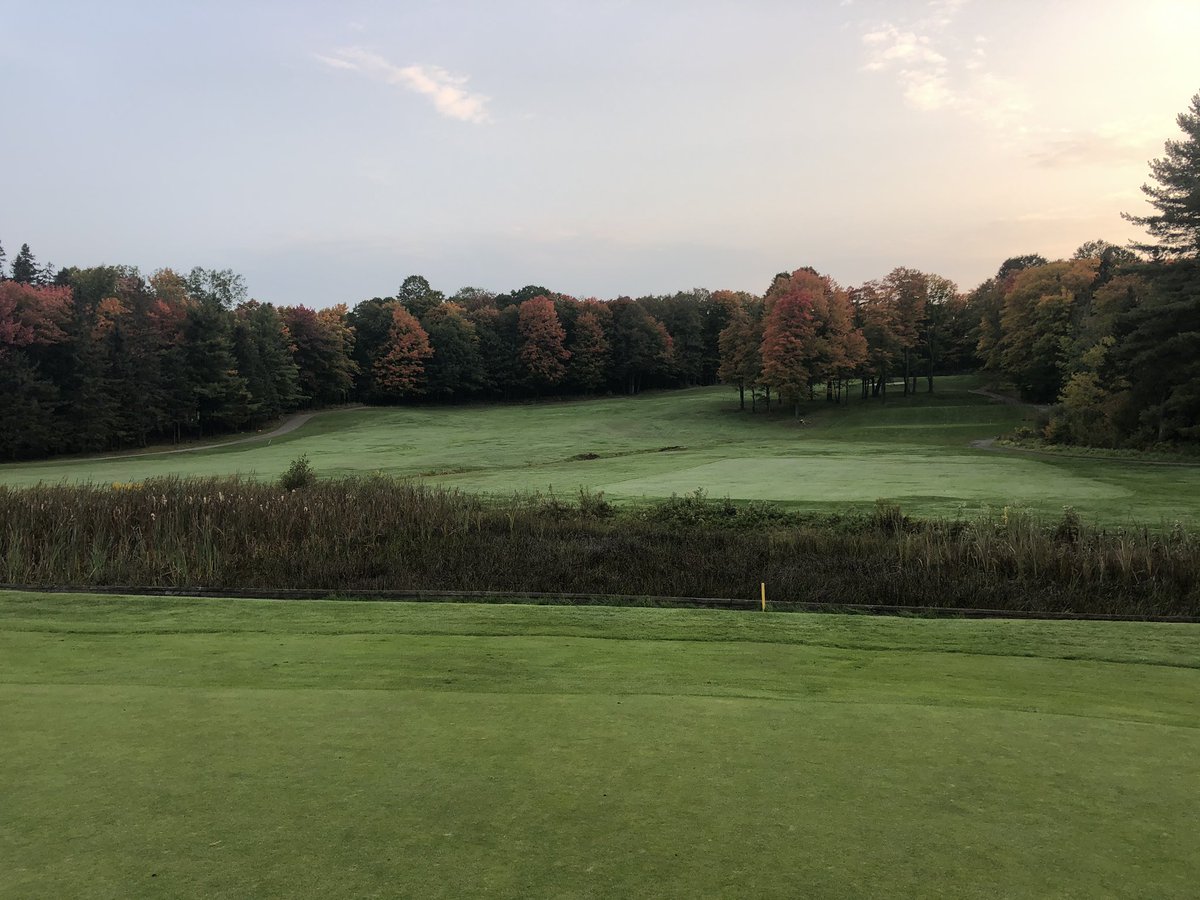 NBGCCTurf's tweet photo. No frost today! Full mow on all fairways and collars/ approaches. We will be giving the greens a coco matting after the dew burns off to work in the sand sitting on top of the greens. https://t.co/4qHZA1k51k