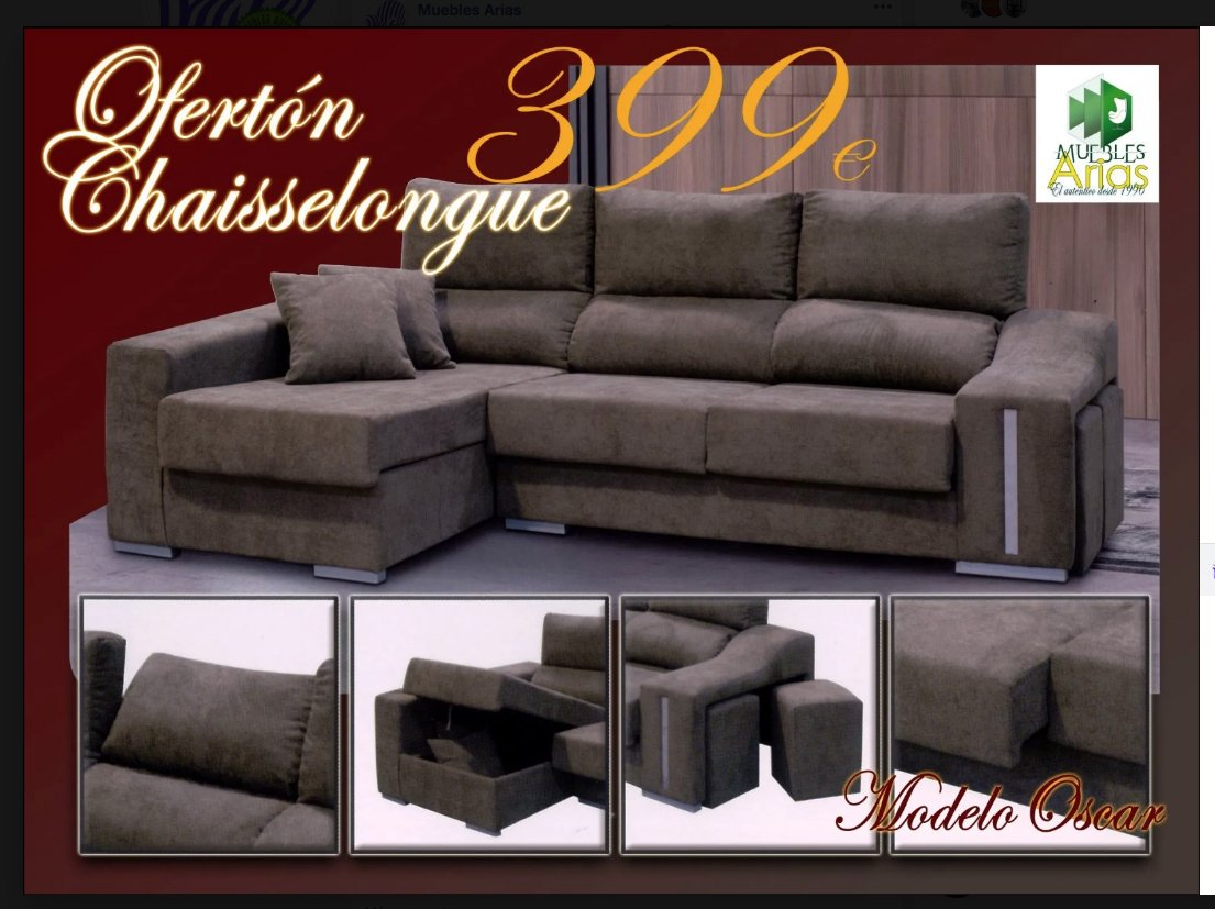 MueblesArias's tweet image. 📣📣PARTICIPA EN NUESTRO SORTEO 📣📣 COMPARTE Cheisselong 399 Euros.📣📣 COMPARTELO EN TU MURO 📣 💰💰DA ME GUSTA A NUESTRA PAGINA 💰💰. SORTEO 31/10/2020
#Chaiselonge en telas de excelente calidad, serie bronce,#sofá asientos deslizables,#desenfundable cabezales reclinables.