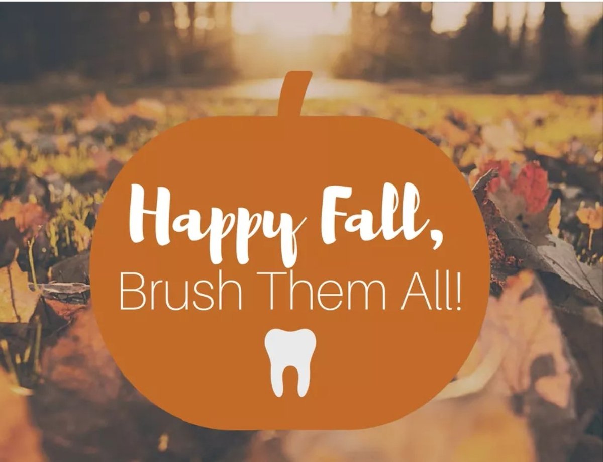 Say goodbye to Summer and welcome in the first day of fall! Remember to share your smile with your friends and family! Call us at 813-988-9800 #HFD #SYS