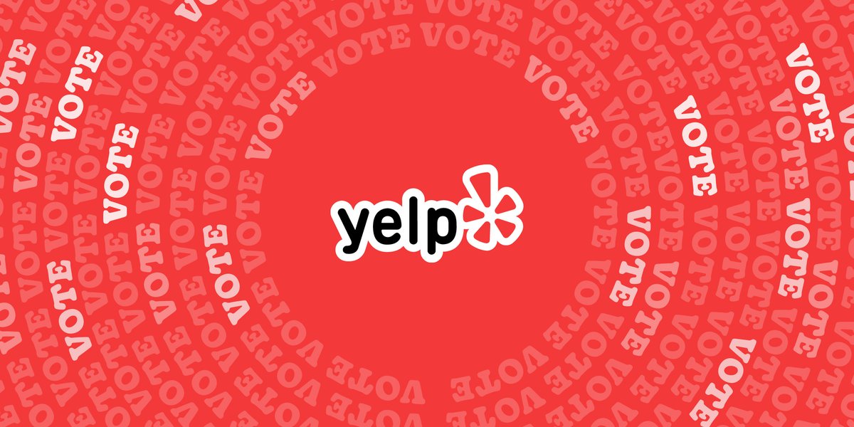 Today, we’re launching a voter registration portal and, from now until Nov. 3rd, will be sharing information around voter registration and turnout in partnership with @rockthevote &amp; @whenweallvote. Make sure you’re registered to #vote here: whenweallvote.org/yelp/