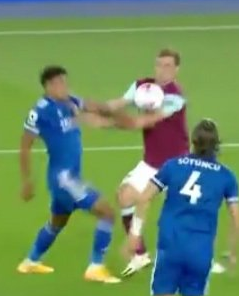 On position of the arm for handball, we are obviously going to have some decisions which are borderline and cause debate. But if Gabriel is scoring with the top of his arm one week, he cannot give a penalty away for the same the following week. Same for Chris Wood.
