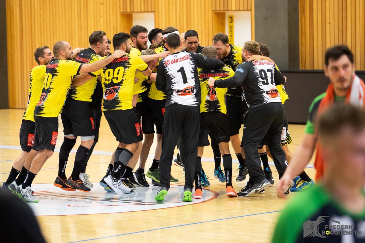 WETTLEPascal's tweet image. Victoire de l asptt Mulhouse/Rixheim handball 1ère journee de championnat nationale 1 élite contre COH Vernouillet