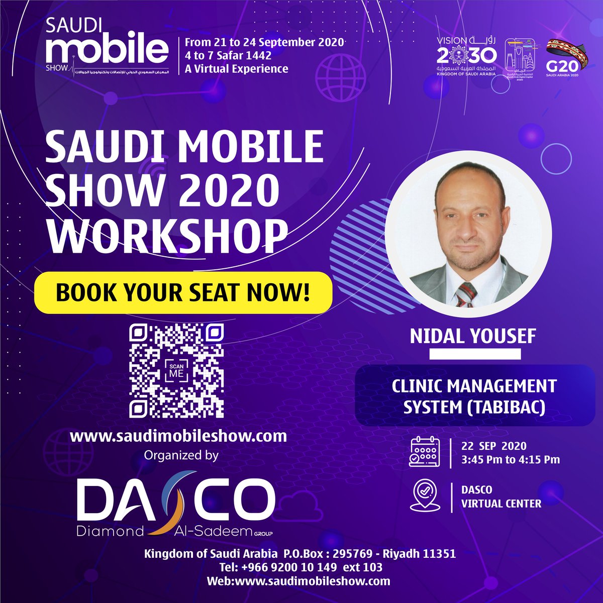 SaudiMobileShow's tweet photo. 🎙️ الأن ورشة عمل بعنوان :
Improvement journey of the Riyadh Municipality’s electronic services
مع المتحدث نضال يوسف
للإنضمام و الحضور :
https://t.co/4D25wcJSCD
#الرياض_العاصمة_العربية_الرقمية
#سعودي_موبايل_شو2
#AVirtual_Version2020
#G20SaudiArabia
#SaudiMobileShow2020 https://t.co/KQJfgyugYG