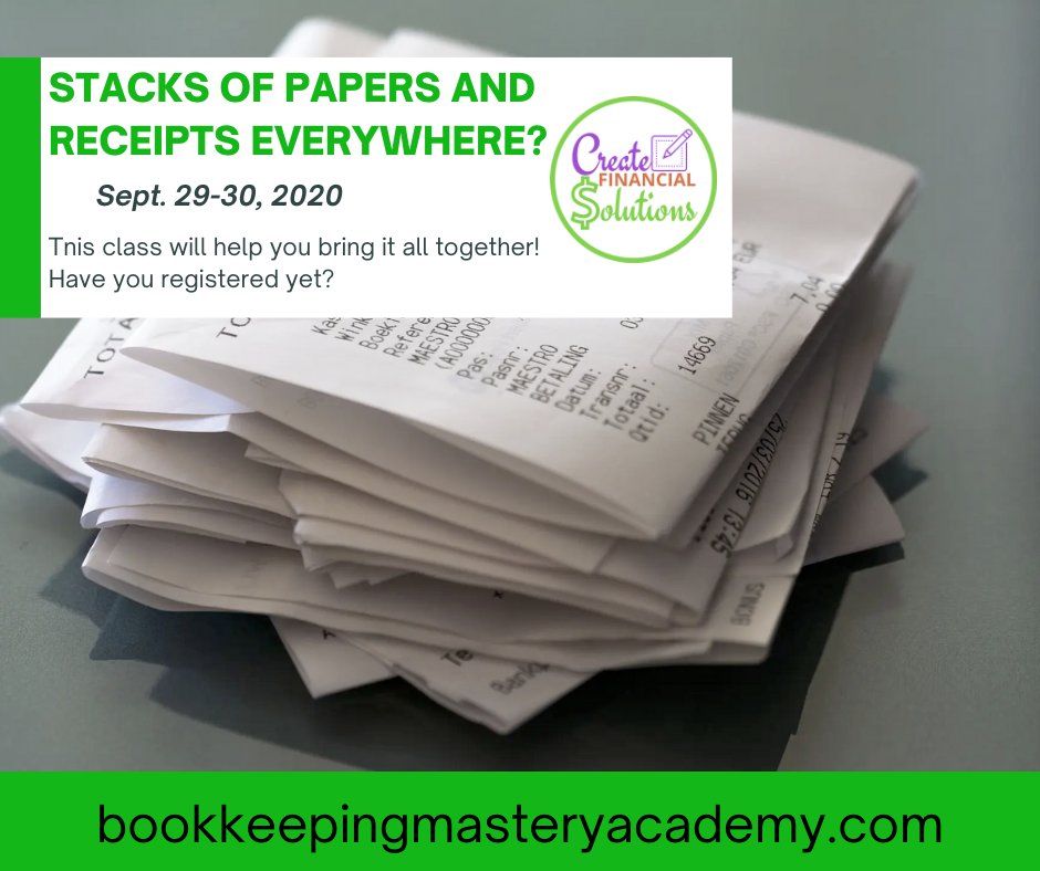 EforbesSol's tweet photo. Tired of piles of papers and receipts everywhere? Don't let this stop you from organizing your books. Get the help you desparately need now
https://t.co/etiPhMA8aO
#masterbookkeeping #quickbooksonline #accounting #bookkeeping #createfinancialsolutions #bookkeepingmasery https://t.co/4cJoiITCdX