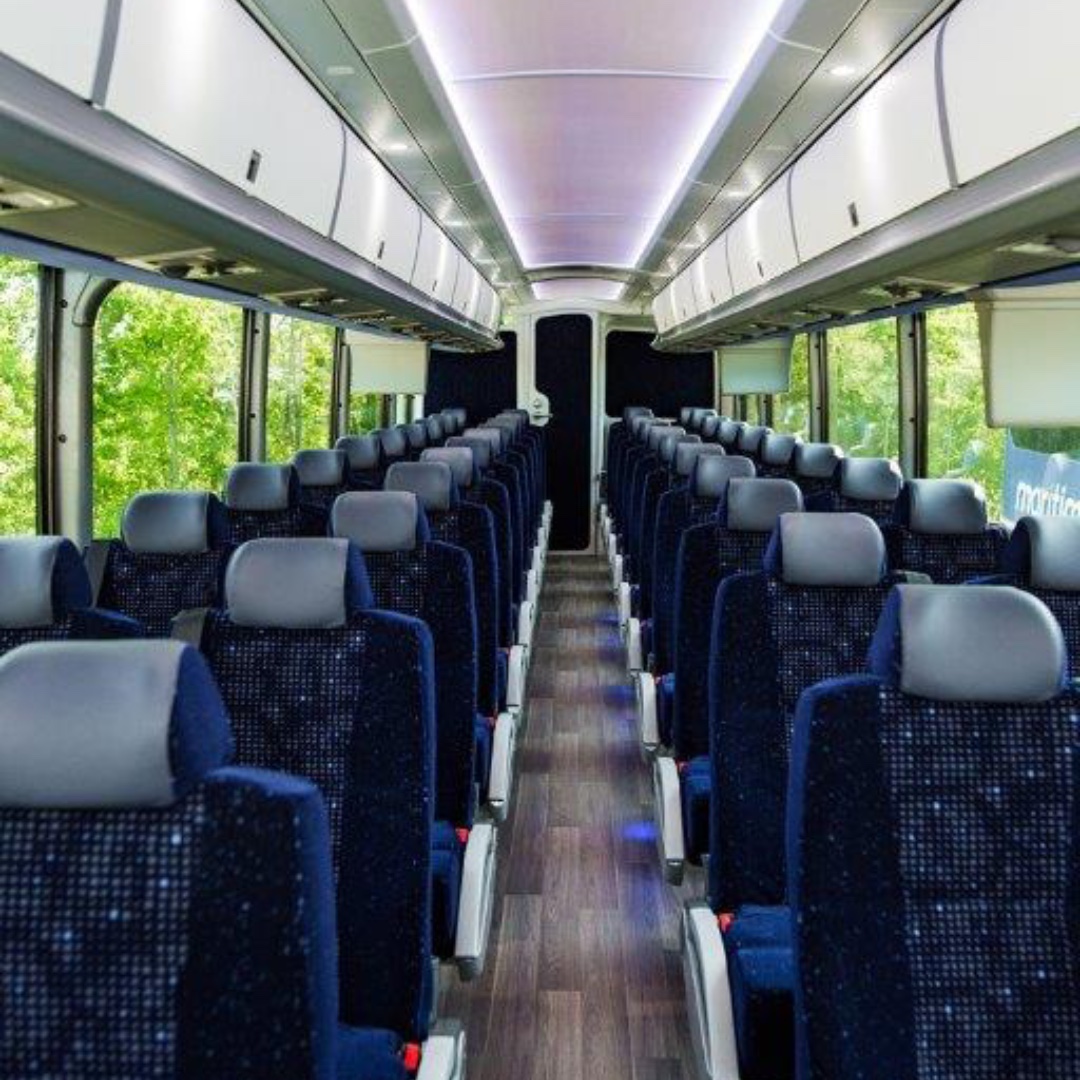 We are really proud that our fleet is the most modern in North America. 

From personal power outlets to the latest design in ergonomic seating, we make it as comfortable as possible to get from point A to point B.