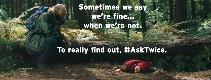 There's no easy way to ask "Are you thinking about suicide?"
If you're worried about someone, it's one of the most important questions you can ask. It’s also OK to #AskTwice
Visit our website for more info: https://t.co/68uavaNxnI https://t.co/h8YLcnF7up