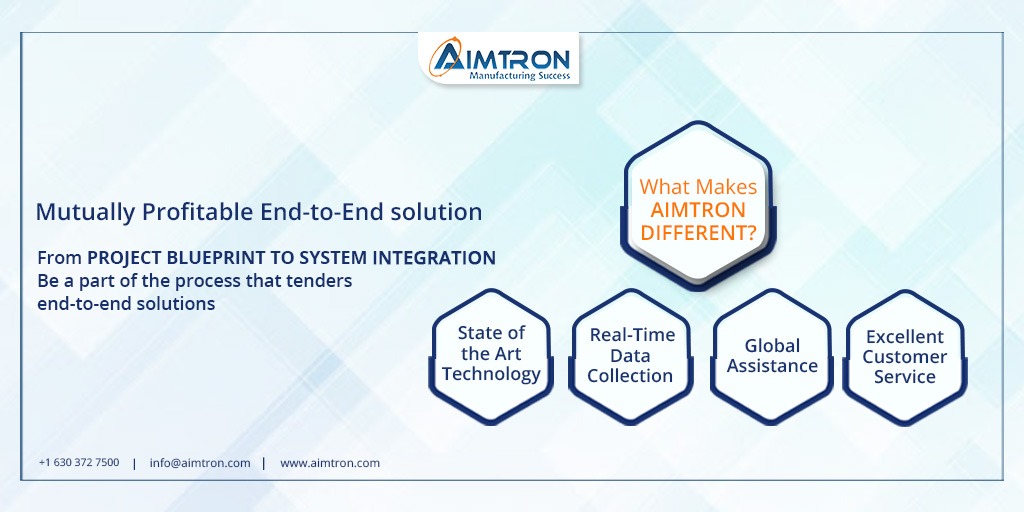Aimtron strives to offer mutually profitable solutions from Project Blueprint To System Integration. 
Want to be a part of the process that tenders end-to-end solutions? 
Connect with us aimtron.com.
#StateOfTheArtTechnology #RealTimeDataCollection #AimtronCorporation
