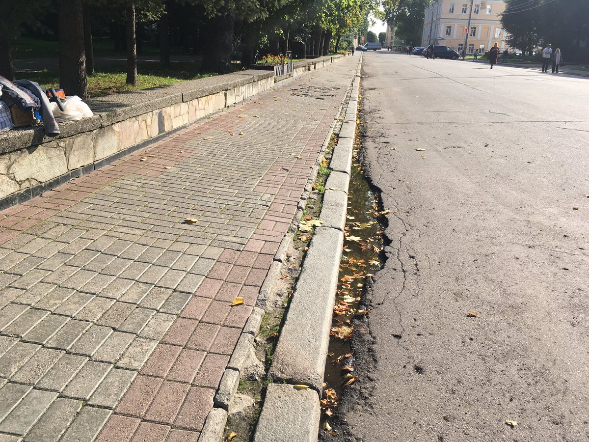 smolpress's tweet photo. #Смоленск’ие #СМИ часто рассказывают, что губернатор @a_ostrovskiy и мэр Смоленска прогуливаются по Блонье. Думаю, что это неправда: иначе они бы давно гуляли там на костылях https://t.co/bkHlV0x25S