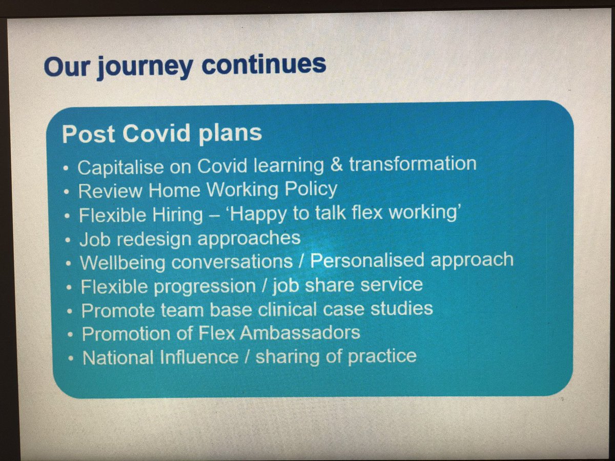 DemedaLynn's tweet photo. Always happy to share practical tips &amp; techniques to progressively shift mindset &amp; culture on flex working! Thanks @NHSEmployers for the invite to your webinar today with @clairecampbellj from @Timewise_UK @GSTTnhs @FlexNHS #TimewisePowerList https://t.co/nhbxhg2Ti1