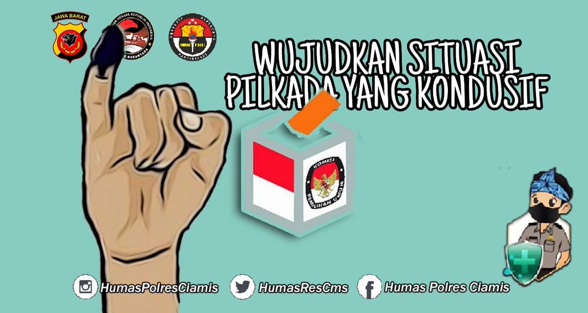 mari kita bersama-sama wujudkan kamtibmas yang kondusif dan situasi yang damai

#PilkadaPangandaran2020