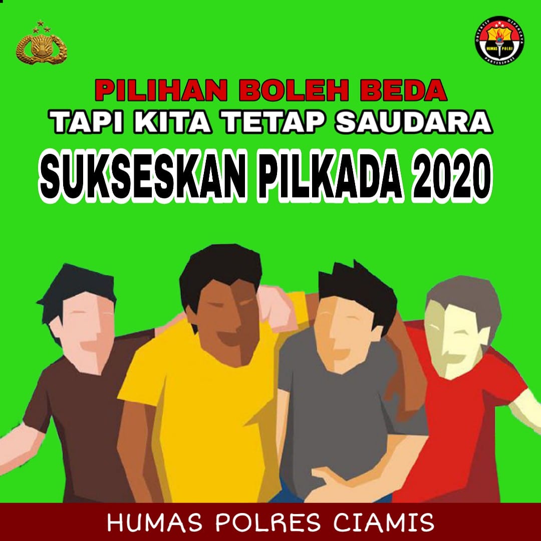mari kita bersama-sama wujudkan kamtibmas yang kondusif dan situasi yang damai

#PilkadaPangandaran2020