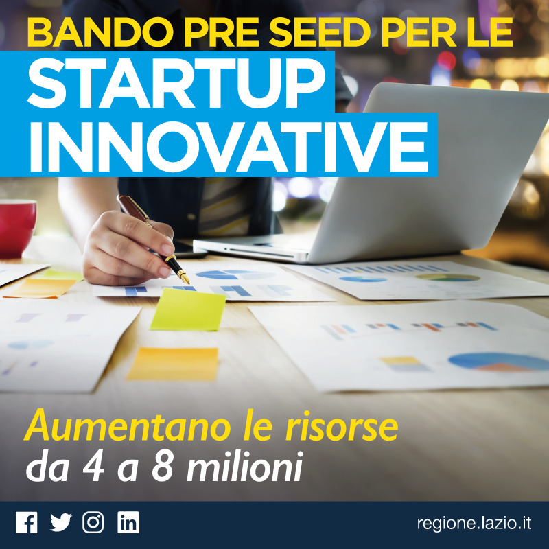 LazioInnova's tweet photo. ❗️La @RegioneLazio rilancia il #PreSeed per #startup #innovative e #spinoff della ricerca.
⌛️Il bando è aperto fino a esaurimento delle risorse disponibili.
➡️Vai alla pagina dedicata: https://t.co/XQZMrB40IB https://t.co/DesInUjg7r
